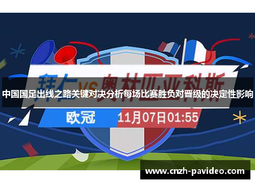中国国足出线之路关键对决分析每场比赛胜负对晋级的决定性影响